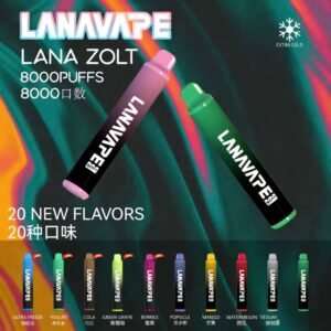 LANA 8000口拋棄式電子煙 LANA主機煙彈推薦